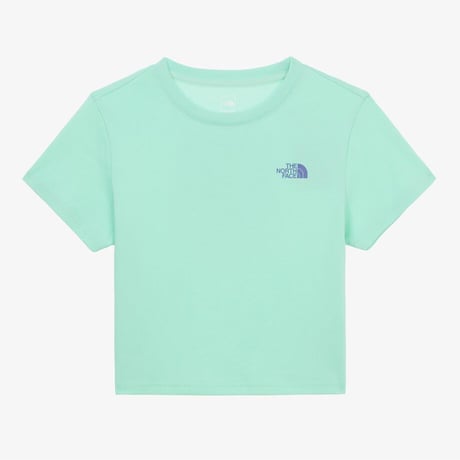 W’S FLORET S/S R/TEE PISTACHIO GREEN NT7UR32E