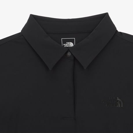 W'S ICE DAY S/S POLO BLACK NT7PR38A