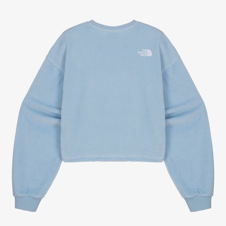 W'S VELOUR SWEATSHIRTS POWDER BLUE NM5MQ80K