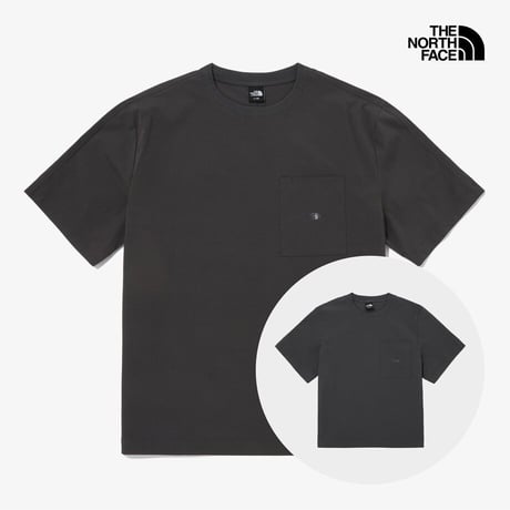 ALL ROUND S/S R/TEE DARK GRAY NT7UQ11A
