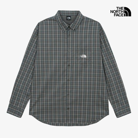 M'S MISTPEAK L/S SHIRTS METAL GRAY NH8LS01A