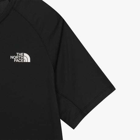 M'S TNF RUN S/S R/TEE REAL BLACK NT7US14E