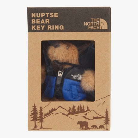 NUPTSE VEST BEAR KEYRING BLUE NA5AR60C