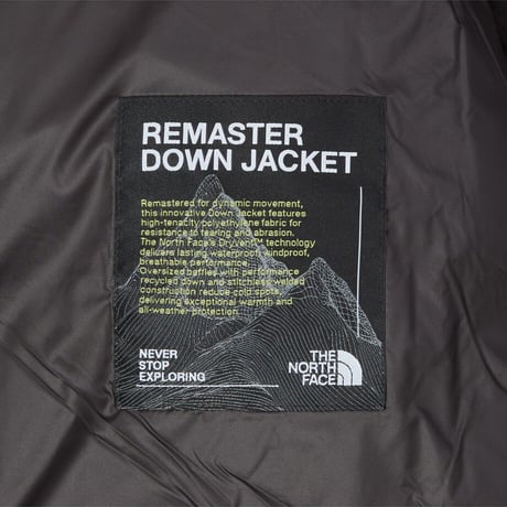 M'S REMASTER DOWN JACKET BLACK COFFEE NJ1DS76B