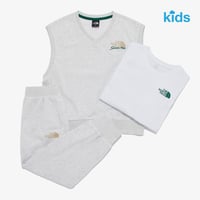 K'S COZY CAMP 3PCS SET HEATHER GRAY NM5MR02S