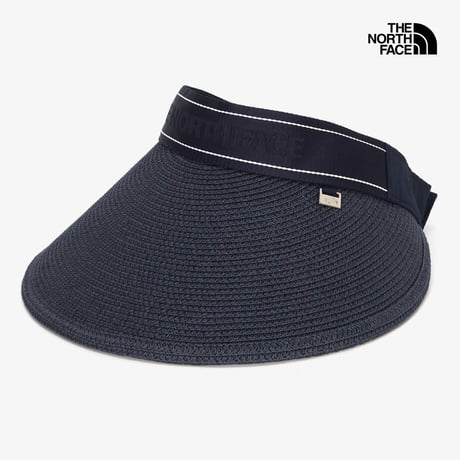 W BIG BRIM WEAVING SUN CAP NAVY NE3CQ11C