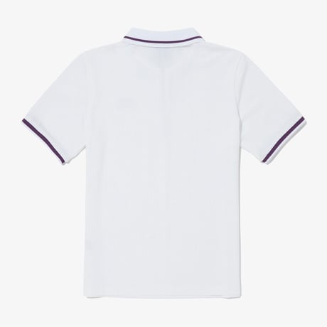 W'S ICE FIELD S/S ZIP UP POLO WHITE NT7PQ37B