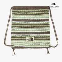 W CROCHET GYM SACK APPLE GREEN NN2PR19M
