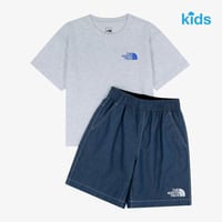 K'S HIKE EX CREW SET HEATHER GRAY NT7US22U