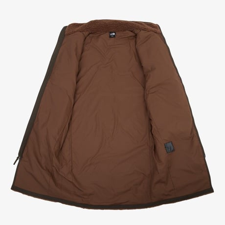W'S TEDDY FLEECE COAT BRICK NC4FR85C