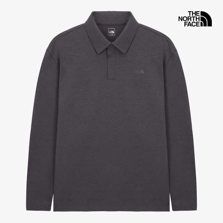 M'S COZY FLEX L/S POLO DARK SLATE NT7QS51B