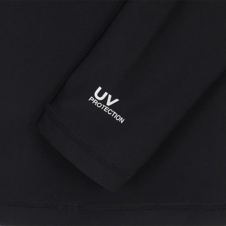 W'S ESSENTIAL L/S RASHGUARD BLACK NT7TS31A