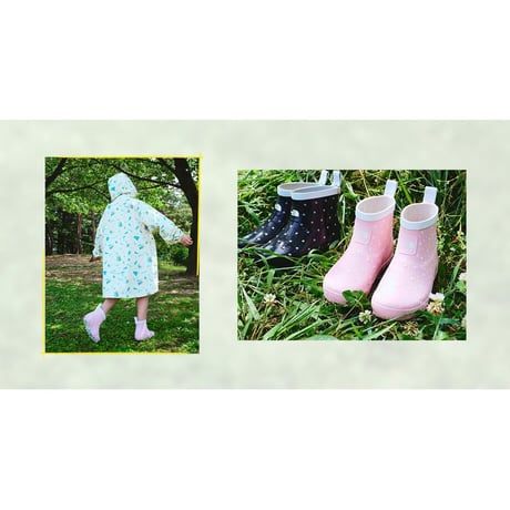 K'S SEMI RAINBOOTS INDIAN PINK NS84S86T