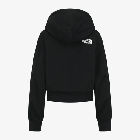 WL HOOD ZIP UP BLACK NJ5JS01J