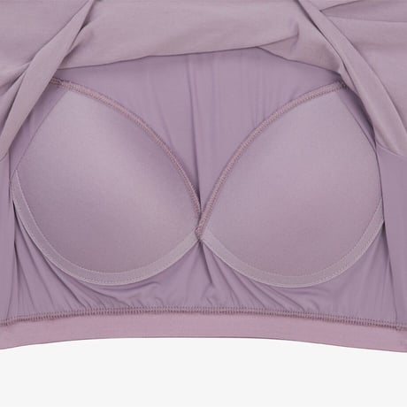 W’S ANY-BRA S/S R/TEE GRAYISH LILAC NT7UR33C