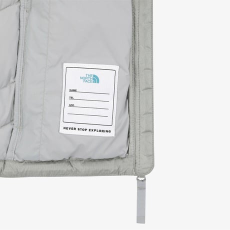 K'S WAVE ON JACKET LIGHT GRAY NJ3NS53T