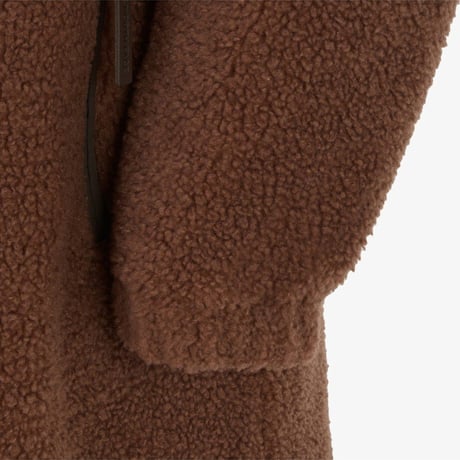 W'S TEDDY FLEECE COAT BRICK NC4FR85C