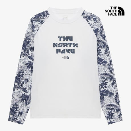 M'S SURFY PRINT L/S RASHGUARD MIDNIGHT NAVY NT7TR03A