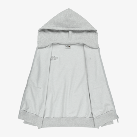WL HOOD ZIP UP MELANGE GREY NJ5JS01K