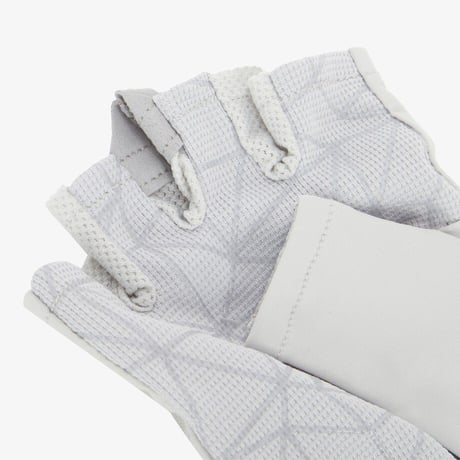COOL LIGHT HALF GLOVE SILVER GRAY NJ3FS00B