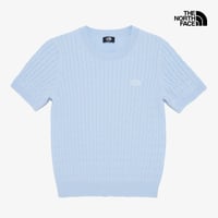 W'S HOLIDAY S/S SWEATER LIGHT BLUE NT7AR30C