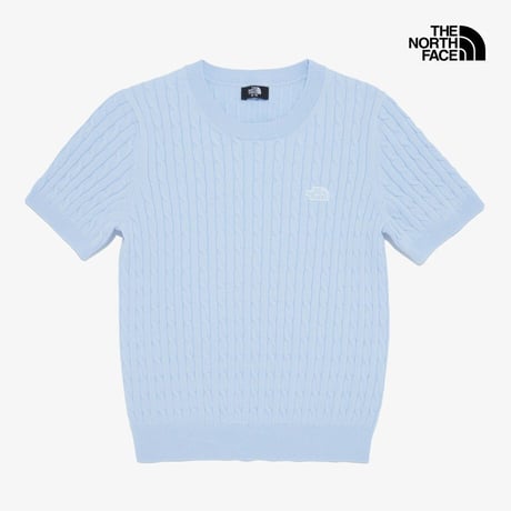 W'S HOLIDAY S/S SWEATER LIGHT BLUE NT7AR30C