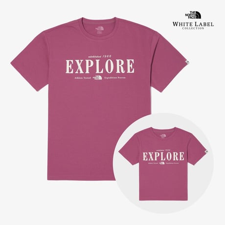 EXPLORE S/S R/TEE ROSE PINK NT7UQ06N