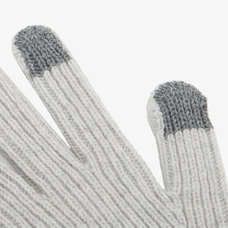 REWOOL KNIT GLOVE LIGHT GRAY NJ3GS70B