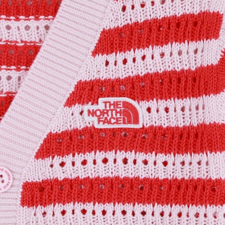 K'S STRIPE CARDIGAN INDIAN PINK NJ5SS01T