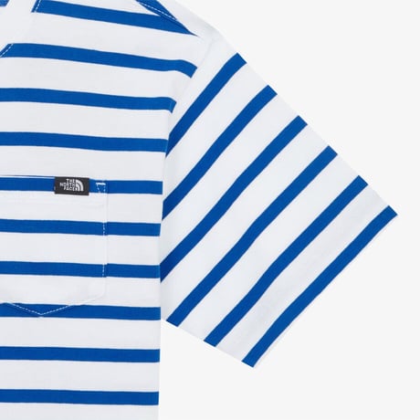 K'S GLEN STRIPE S/S R/TEE BLUE NT7UR01S
