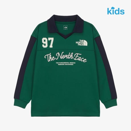 K'S STADIUM L/S TEE JUNGLE GREEN NT7TR53T