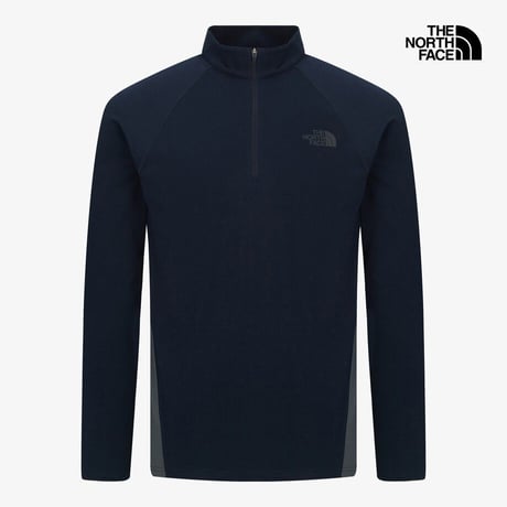 M'S RISCO L/S ZIP TEE MIDNIGHT NAVY NT7LR54B