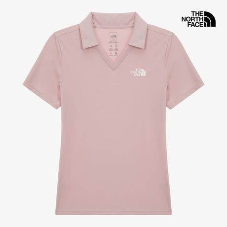 W'S RECOVERY S/S POLO PALE PINK NT7PS35B
