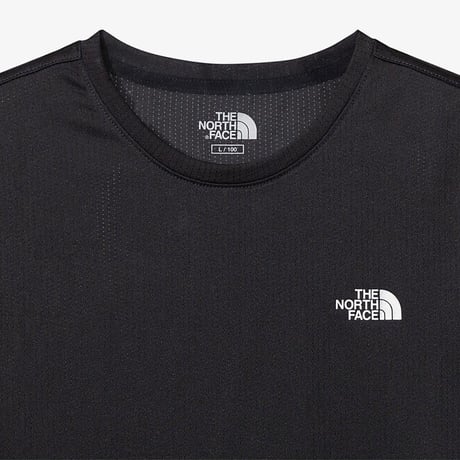 VENTRUN S/S R/TEE BLACK NT7UR20J