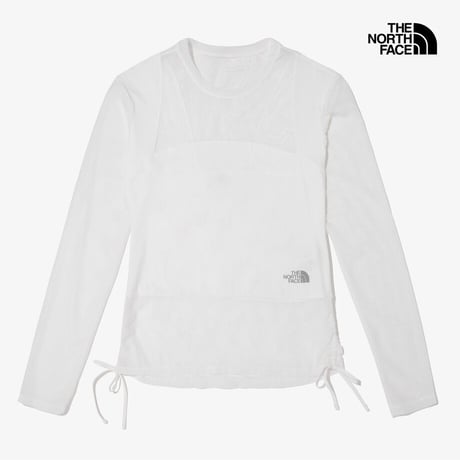 W'S NETTY L/S RASHGUARD WHITE NT7TS33B