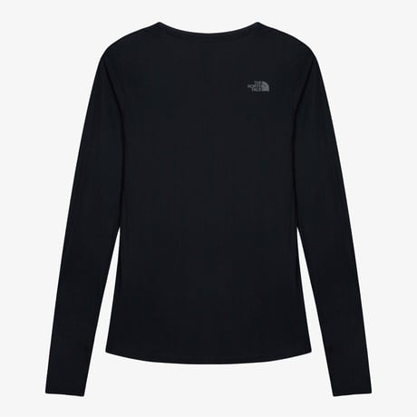 W'S AIRGRID L/S R/TEE BLACK NT7TS81A