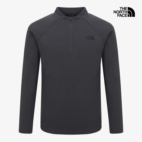 ASCEND L/S ZIP TEE METAL GRAY NT7LS03B