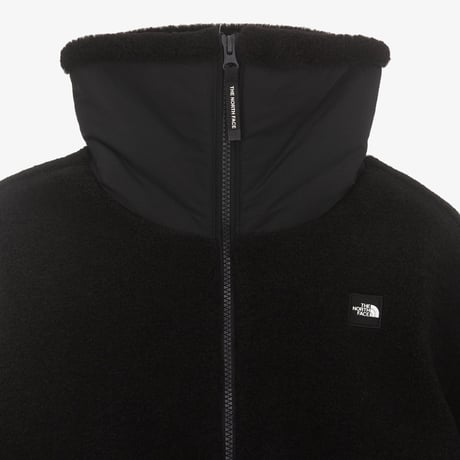 W'S PUFFY FLEECE JACKET BLACK NJ4FQ80