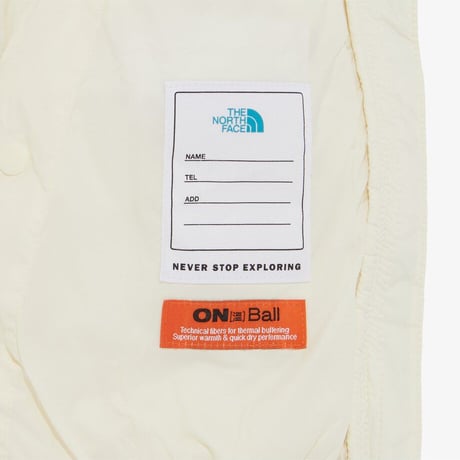 K'S ESSENTIAL PADDING VEST CREAM NV3NR01T