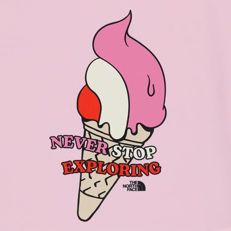 K'S ICECREAM S/S TEE CANDY PINK NT7US19U