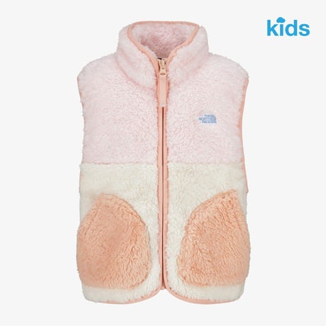 K'S TEDDY-BO FLEECE VEST LIGHT PINK NV4FS52T
