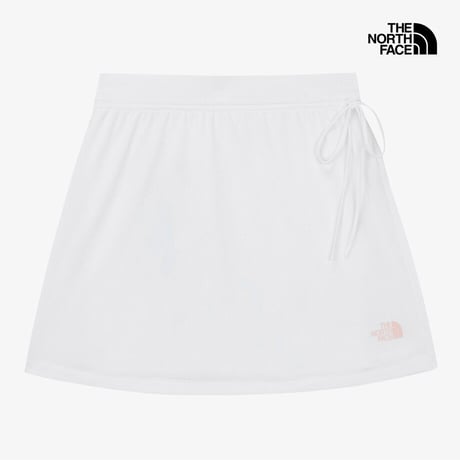 W'S WAVEY WRAP SKIRT WHITE NK6KR30B
