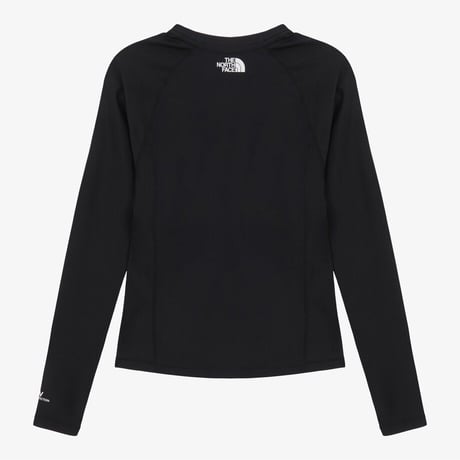 W'S ESSENTIAL L/S RASHGUARD BLACK NT7TS31A