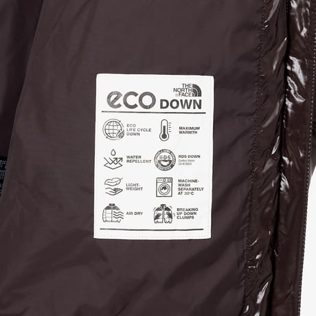 W'S NOVELTY NUPTSE DOWN COAT (RDS) BROWN NJ1DQ90K