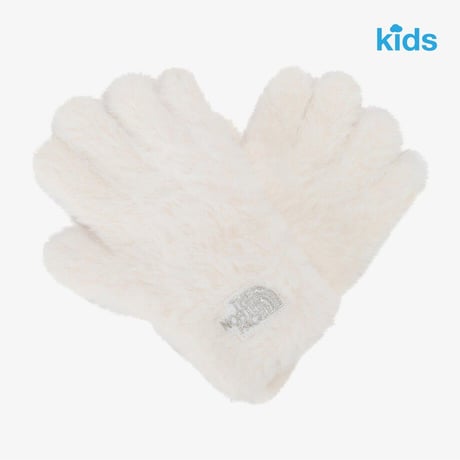 K'S MELLY FUR GLOVES IVORY NJ3GS54S