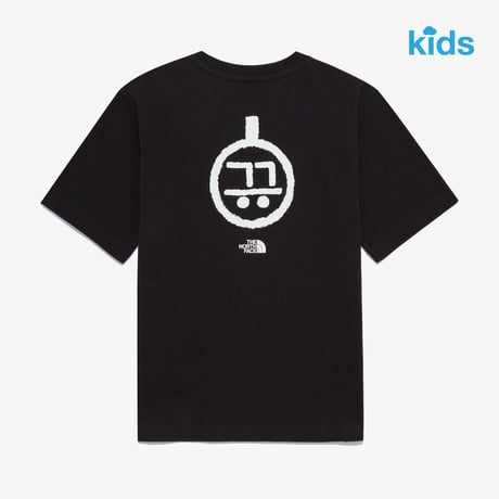 K'S TNF HANGEUL S/S R/TEE 1 BLACK NT7UR28W