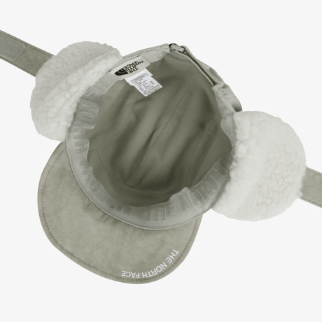 WL FLEECE EARMUFF CAP WHITE SAND NE3CR59K