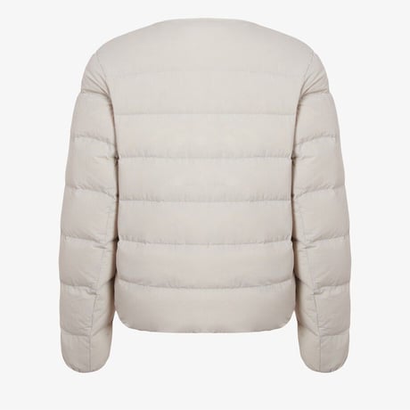W'S POPLAR DOWN CARDIGAN (RDS) SAND SHELL NJ1DS15B