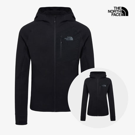 FORGE L/S HOOD ZIP-UP BLACK NJ5JS55A