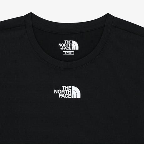 SPORTS WAFFLE S/S R/TEE BLACK NT7UR16J